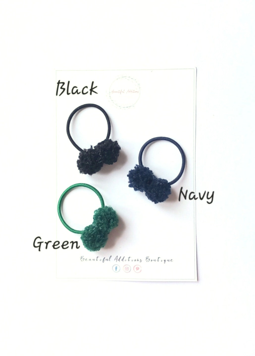 Teddy Pom Pom Bobbles