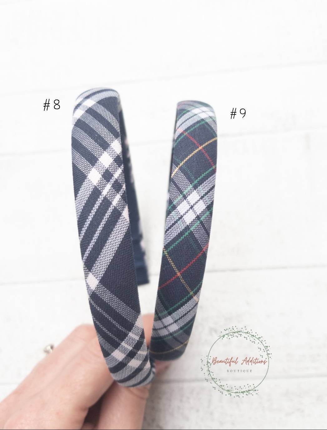 Tartan Covered Alice Band. Hair accessories. Matching accessories available.