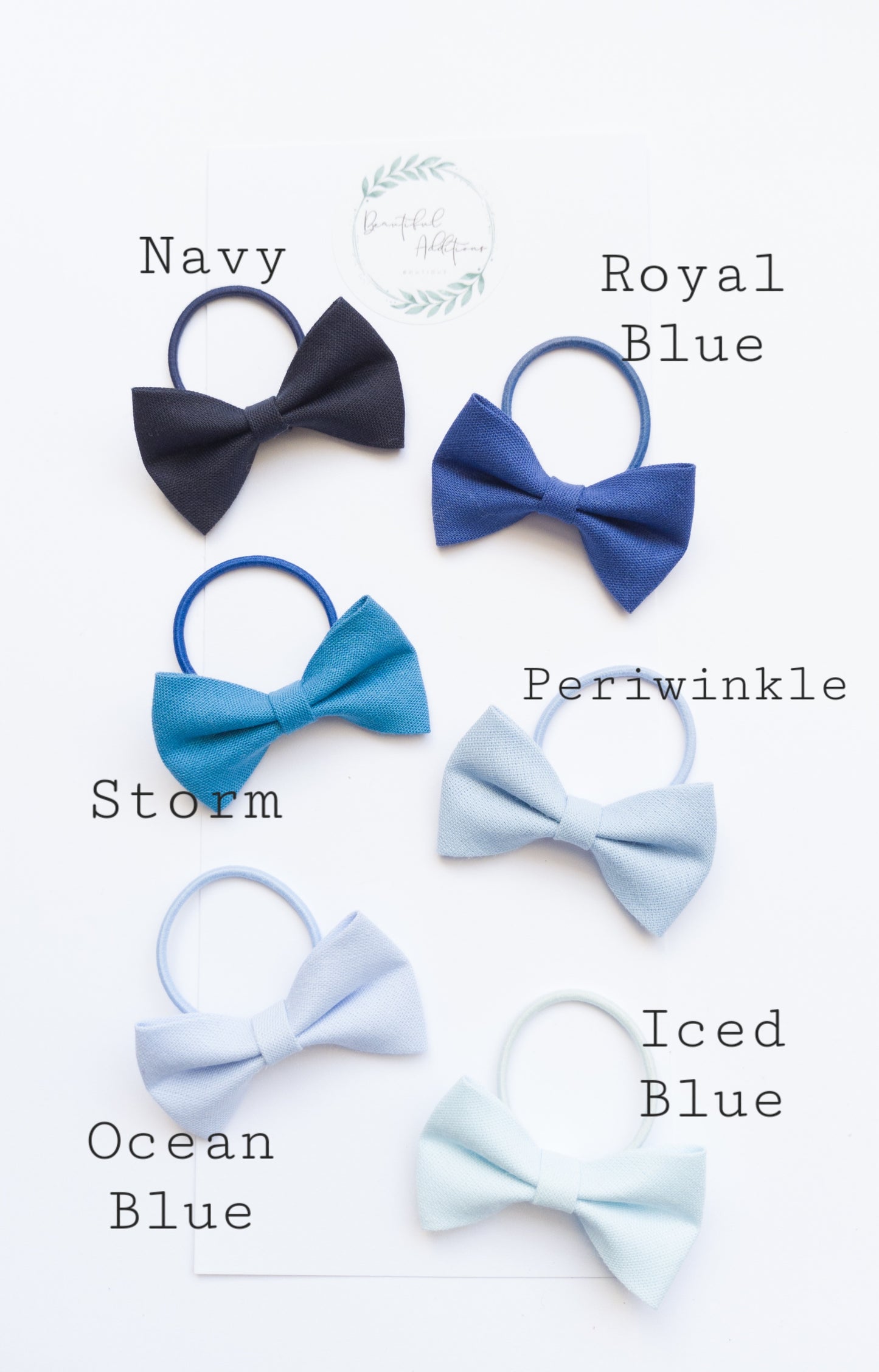 Plain Cotton Toddler Bows.