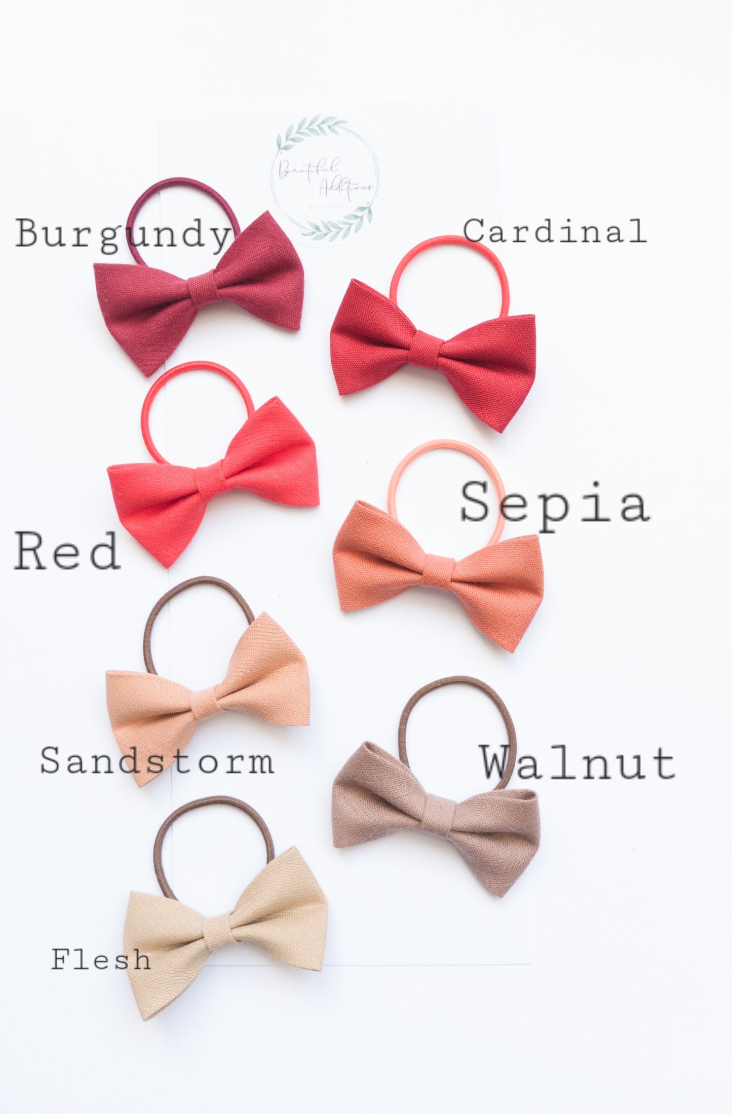 Plain Cotton Toddler Bows.