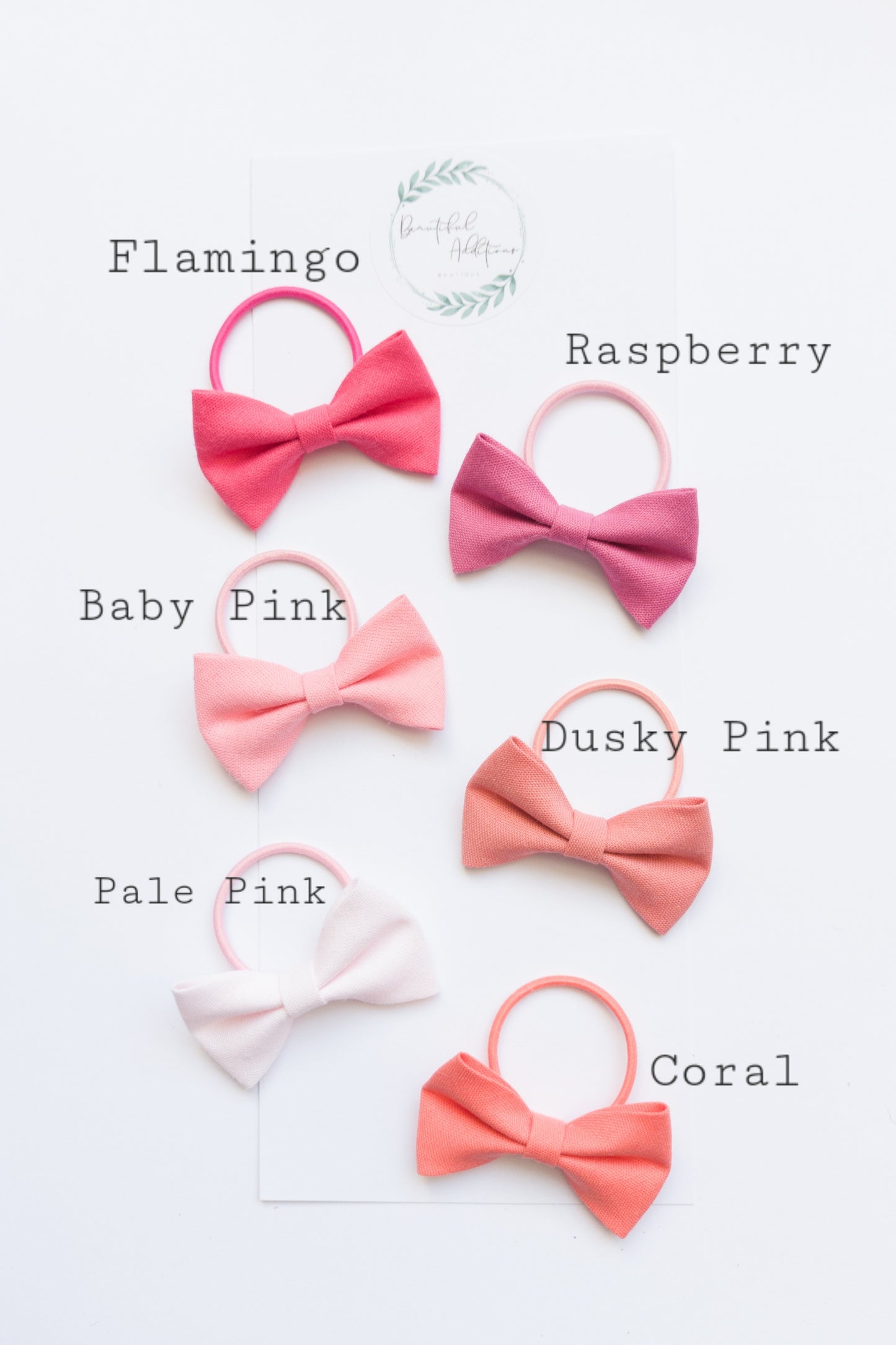 Plain Cotton Toddler Bows.