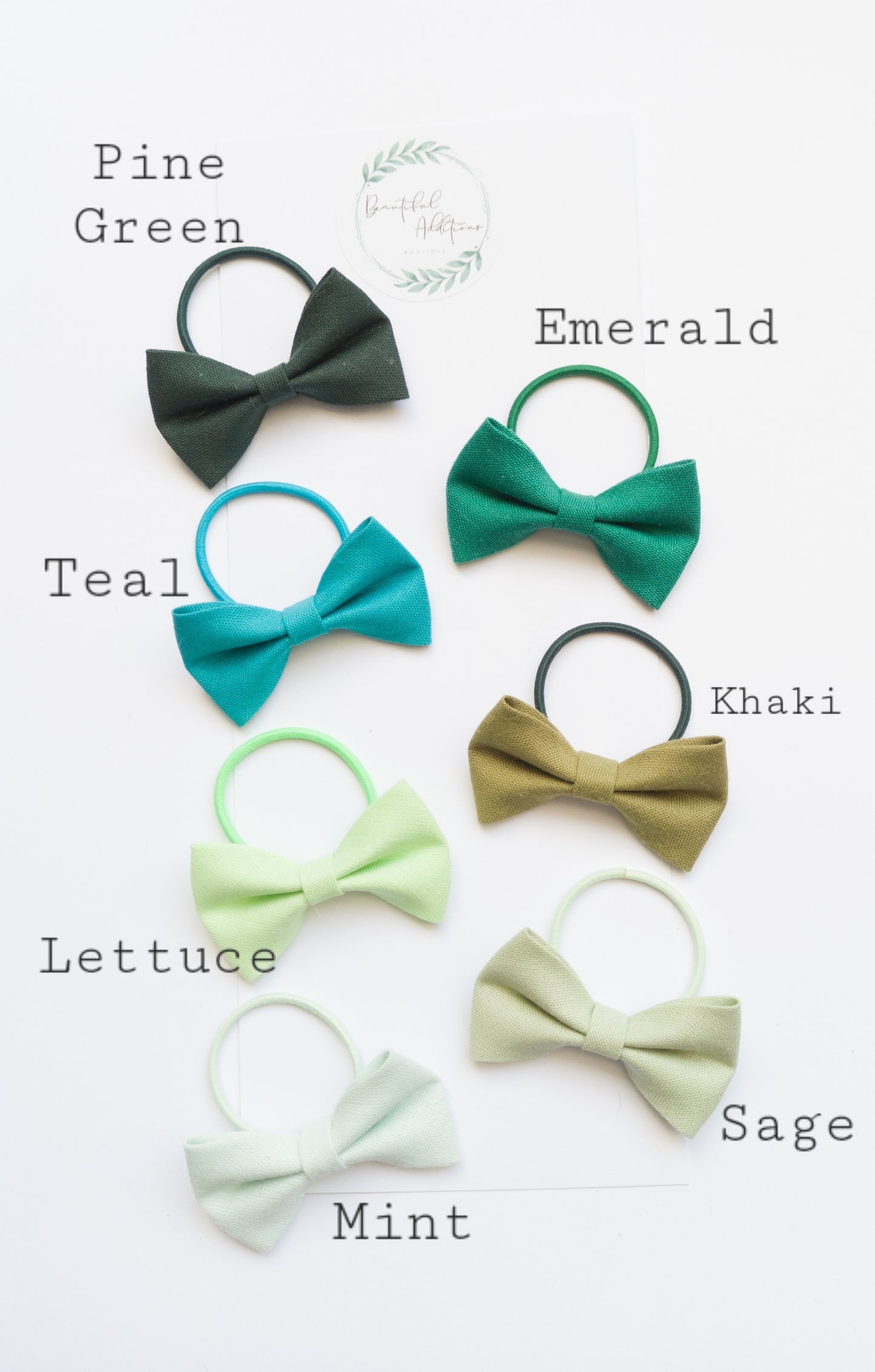 Plain Cotton Toddler Bows.
