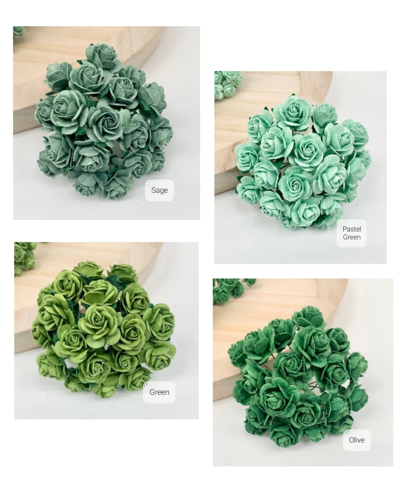 Flower Headbands - Dark