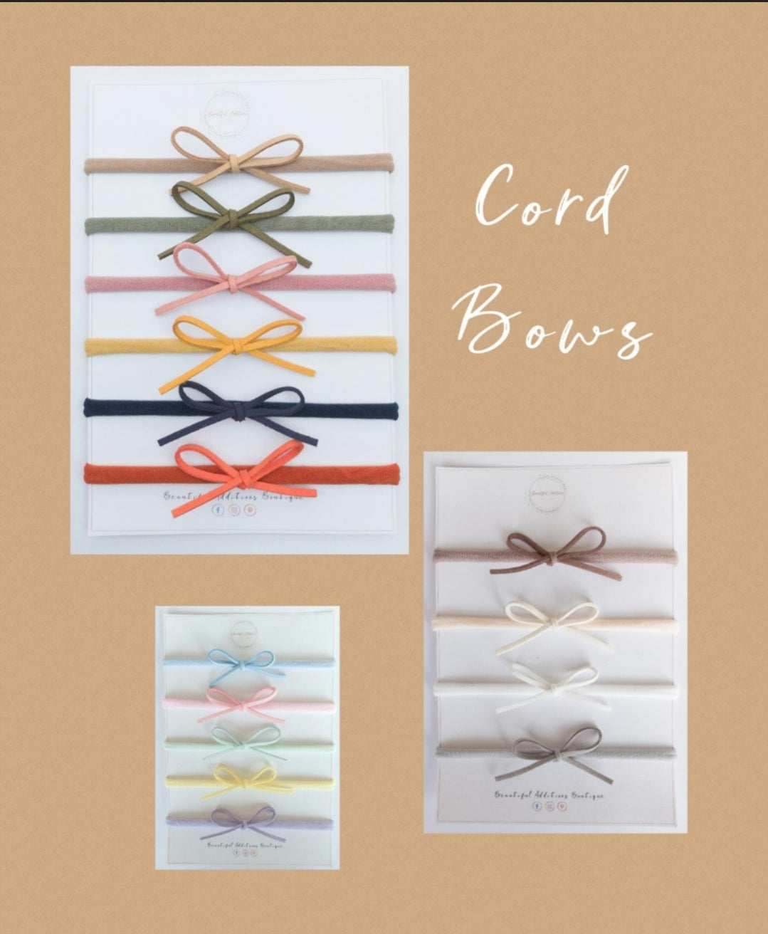 Cord Bow Headbands