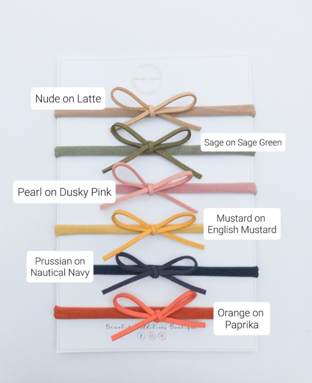 Cord Bow Headbands