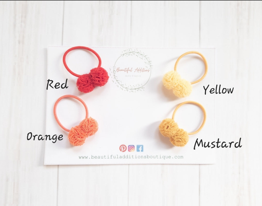 Lace Pom Pom Bobbles