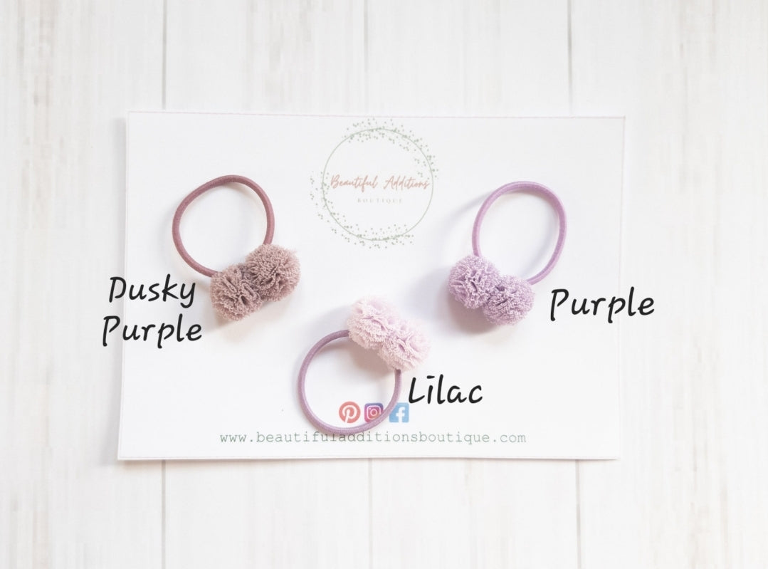 Lace Pom Pom Bobbles