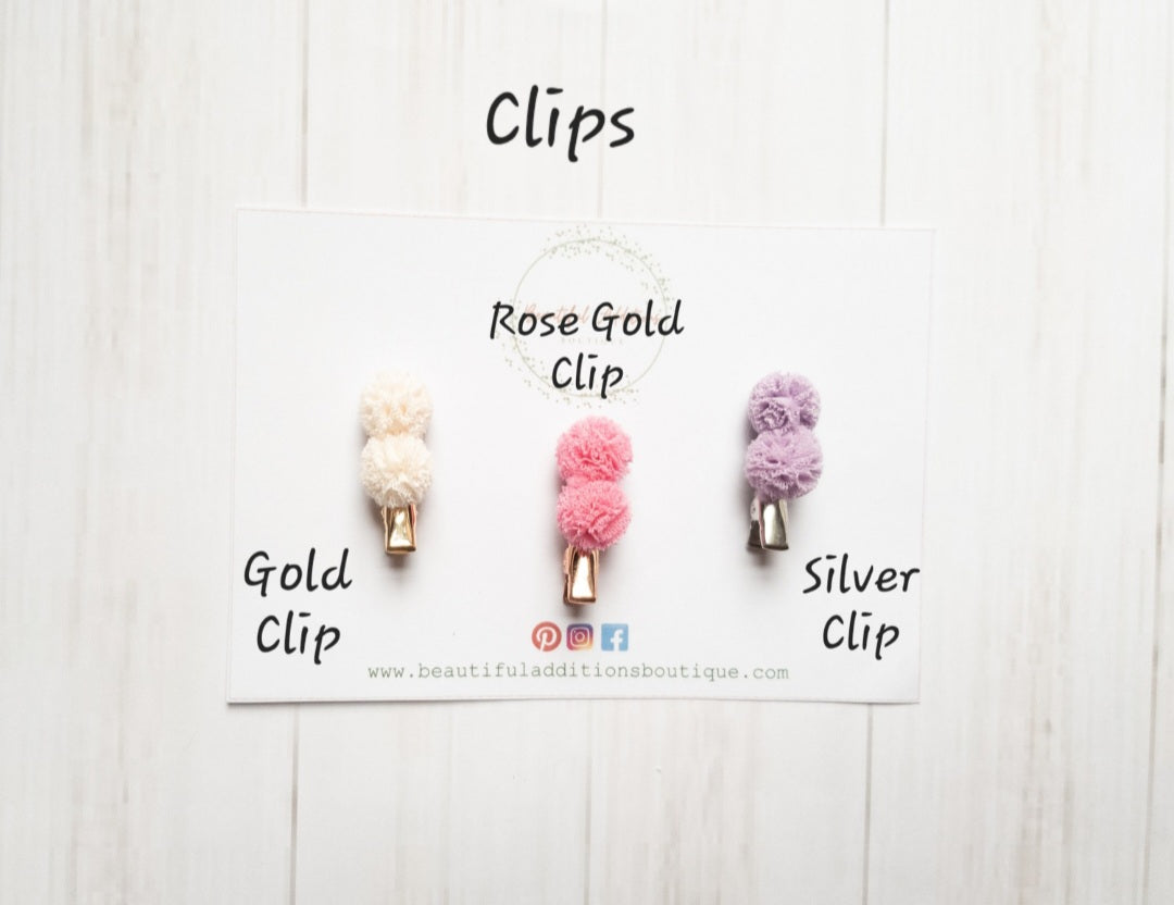 Lace Pom Pom Bobbles