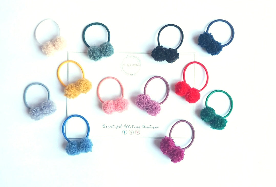 Teddy Pom Pom Bobbles