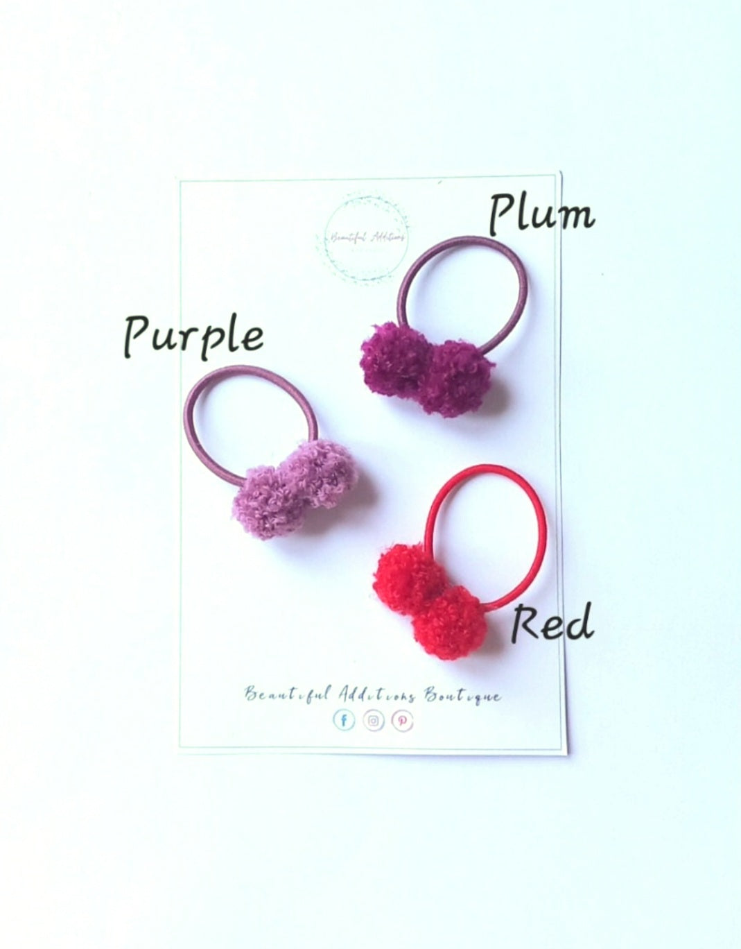 Teddy Pom Pom Bobbles