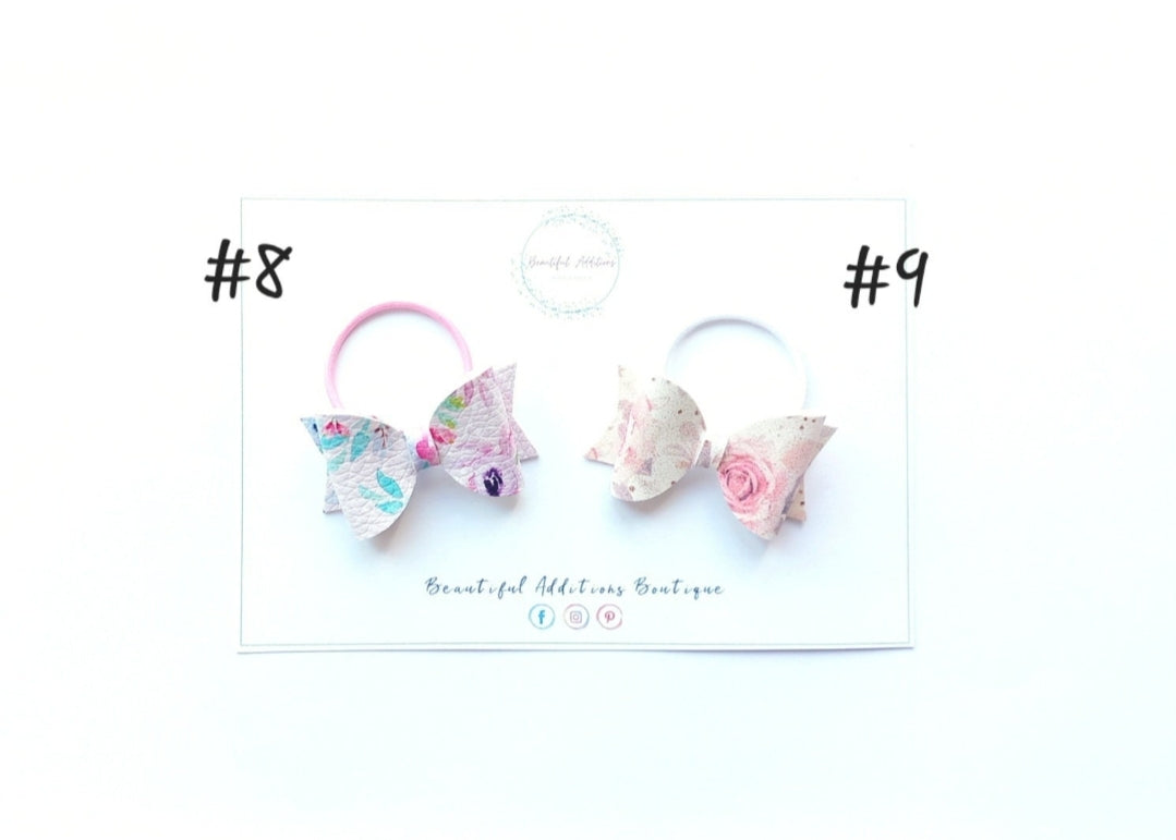 Floral Toddler Hair Bows.