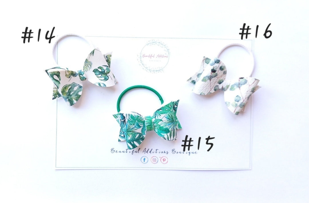 Floral Toddler Hair Bows.