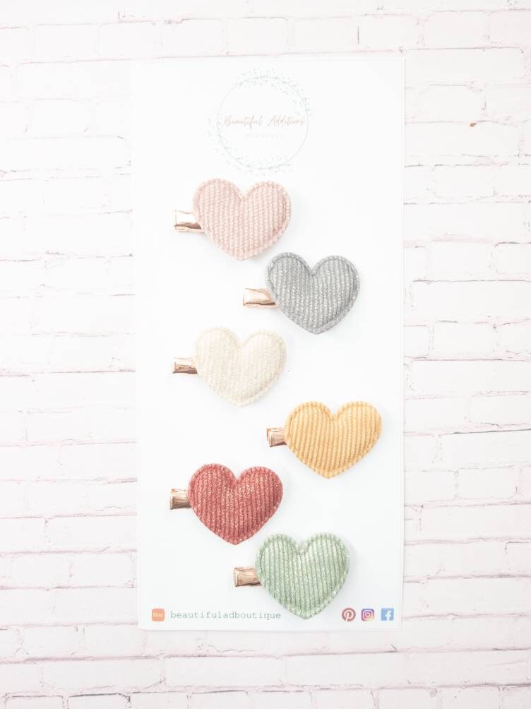 Heart clips.