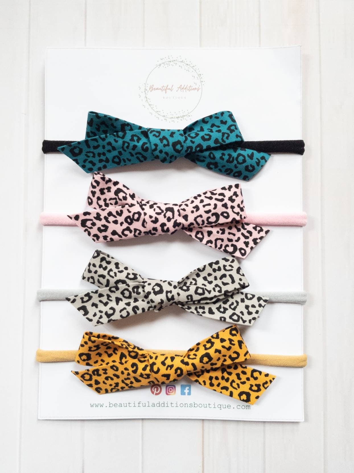 Animal Print Baby Headbands.