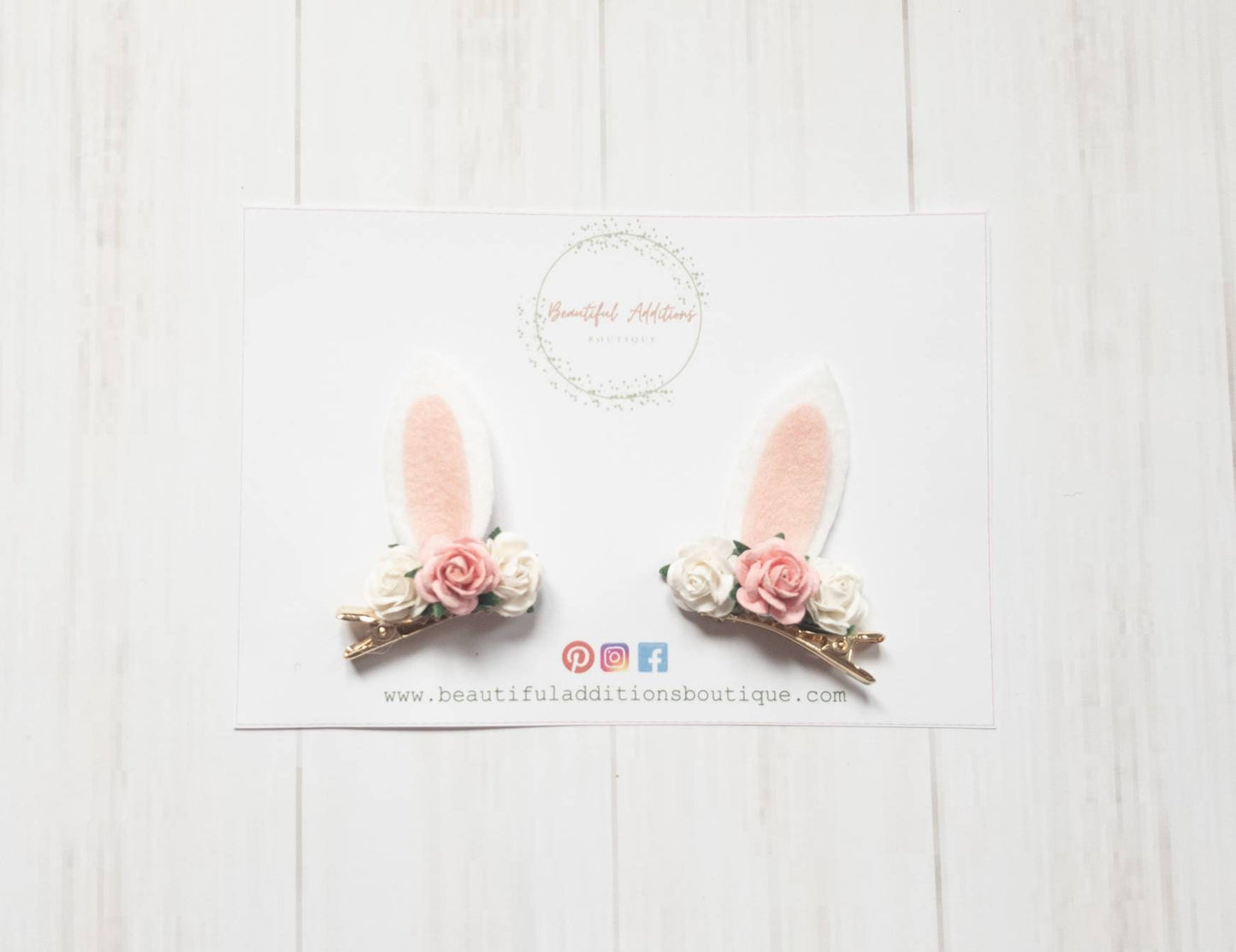 Bunny Hair clips.