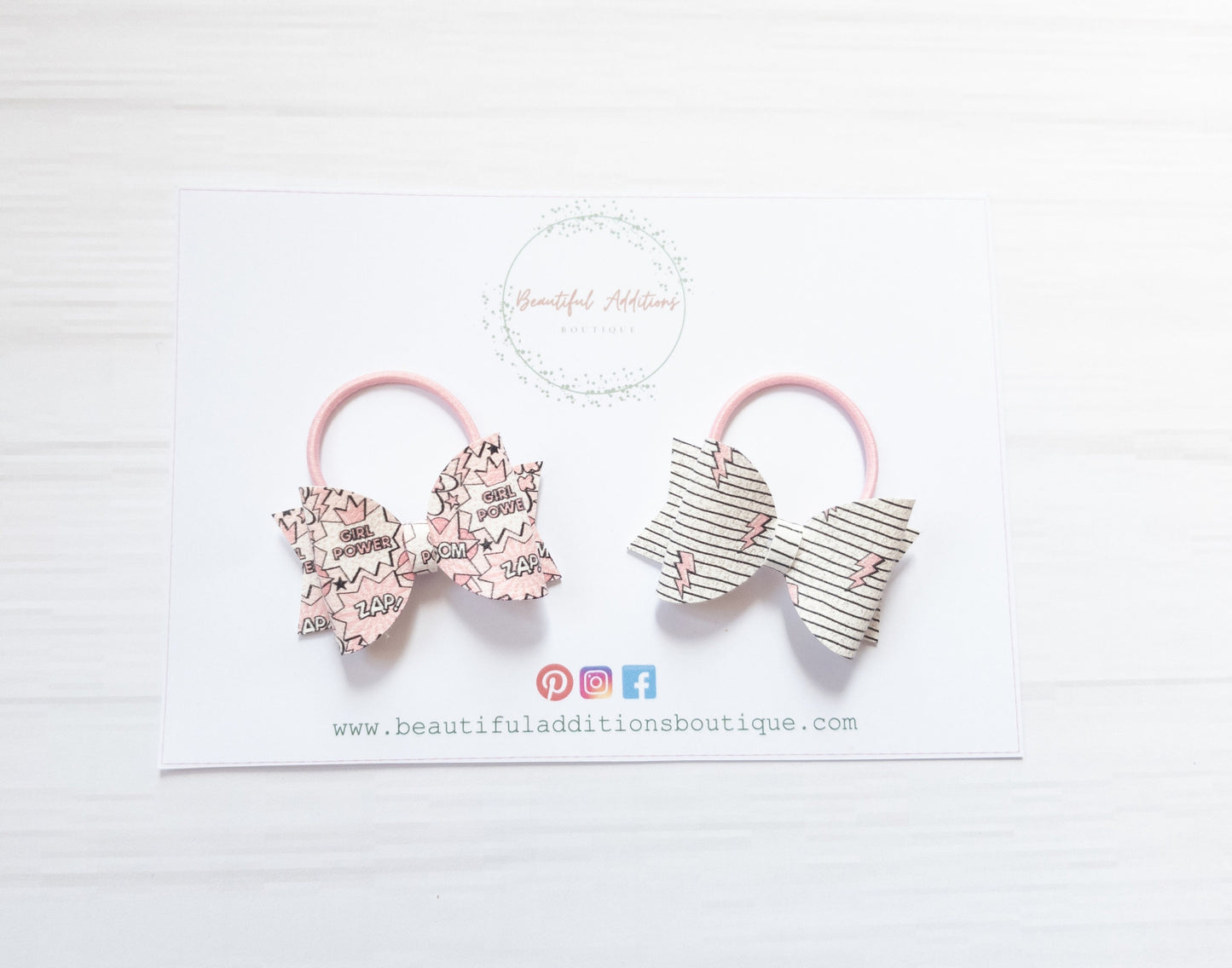 Superhero Bows. Bobbles. Baby. Toddler.