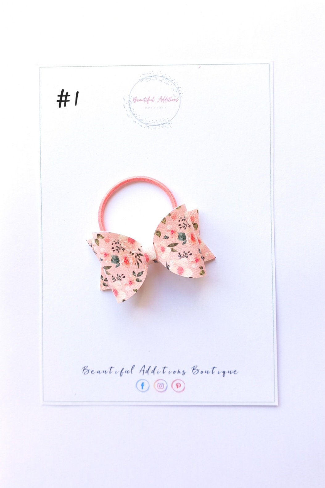 Floral Toddler Hair Bows.
