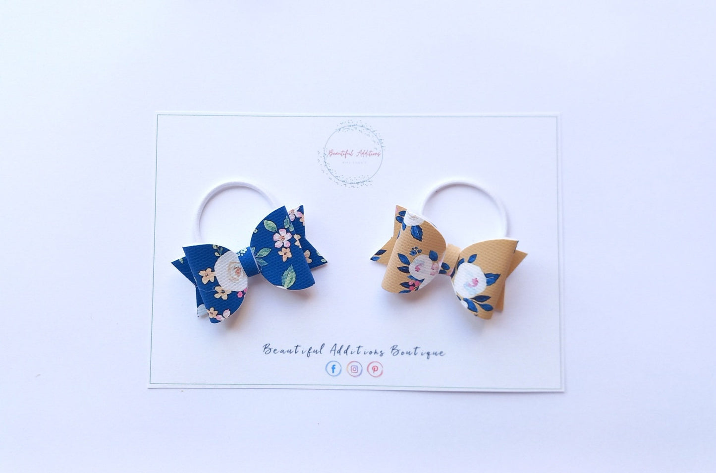 Floral Toddler Bows.