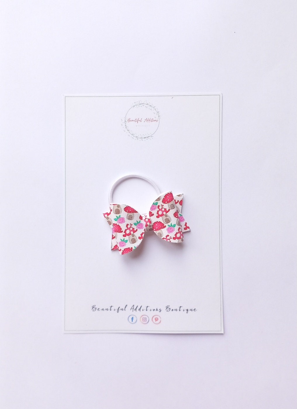 Fairy Bows. Toadstools. Rainbows.