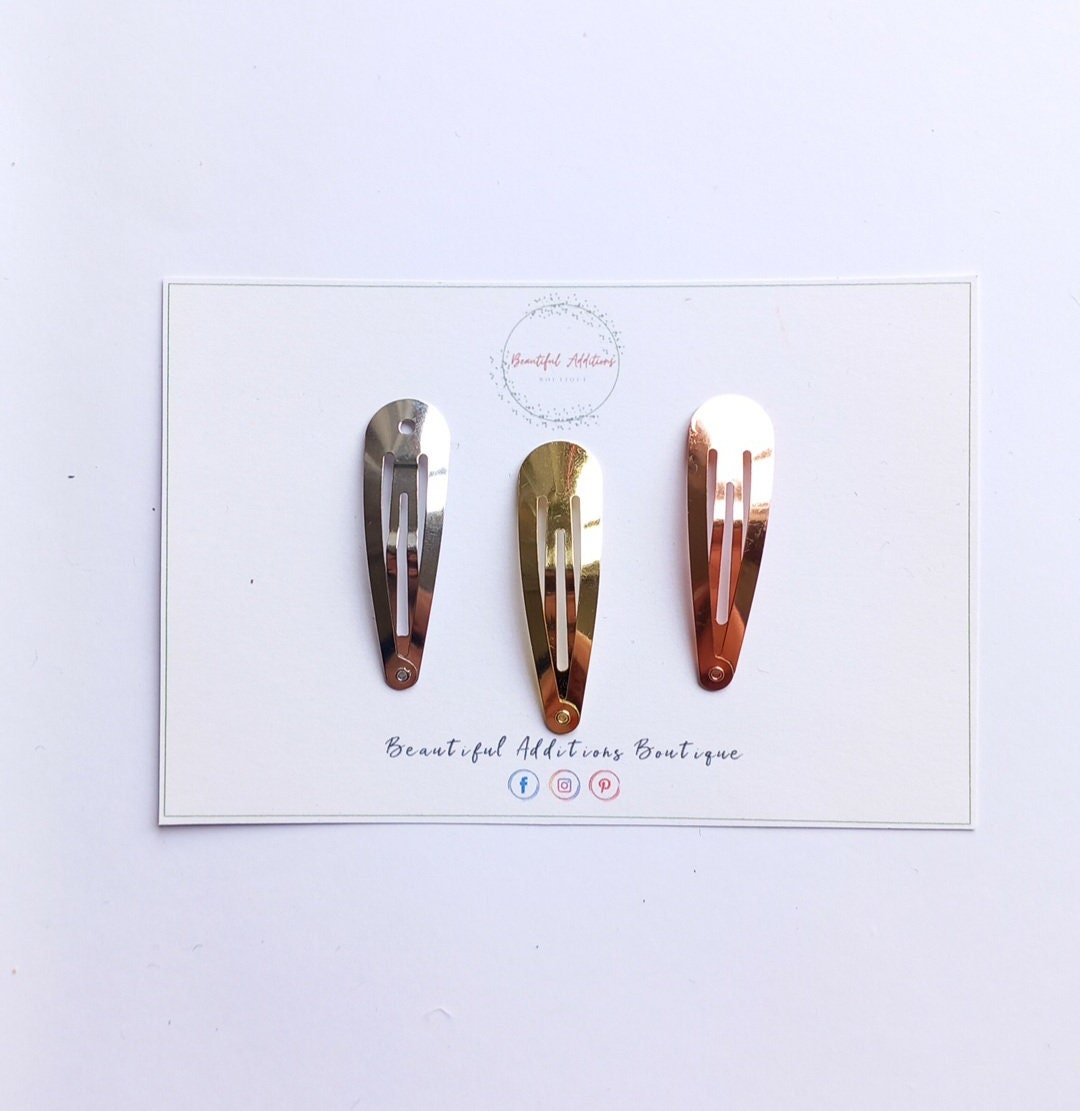 Daisy Snap Clips. Hair clips. Flowers