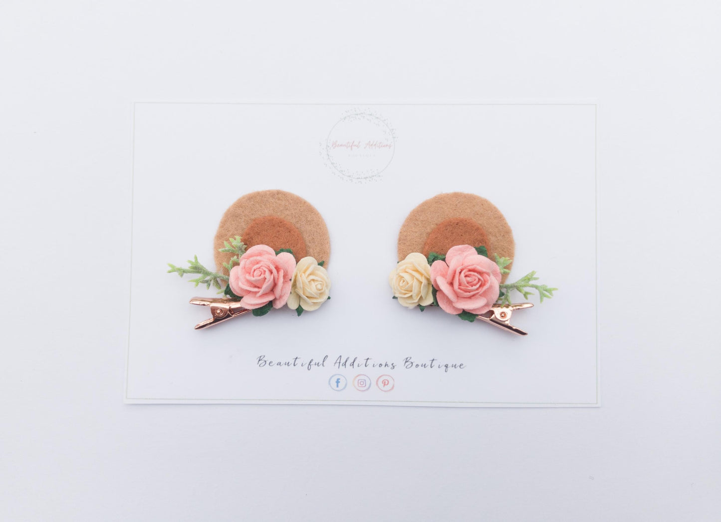 Teddy Bear Hair clips.